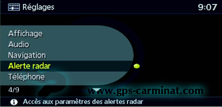 Radar Renault Carminat Bluetooth DVD Carminat Navigation Communication